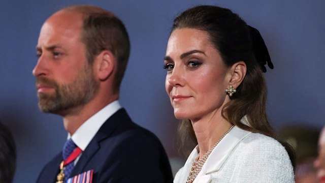 Prince William, Prince of Wales and Catherine, Princess of Wales attend the 80th Anniversary of VE Day