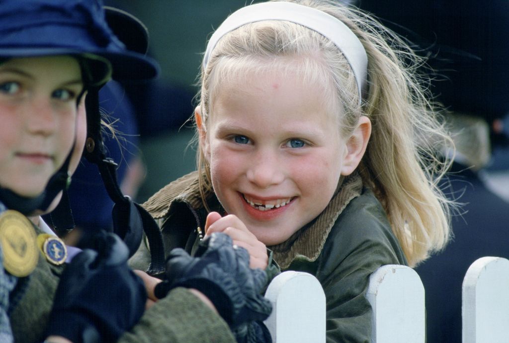 Gap toothed Zara Tindall