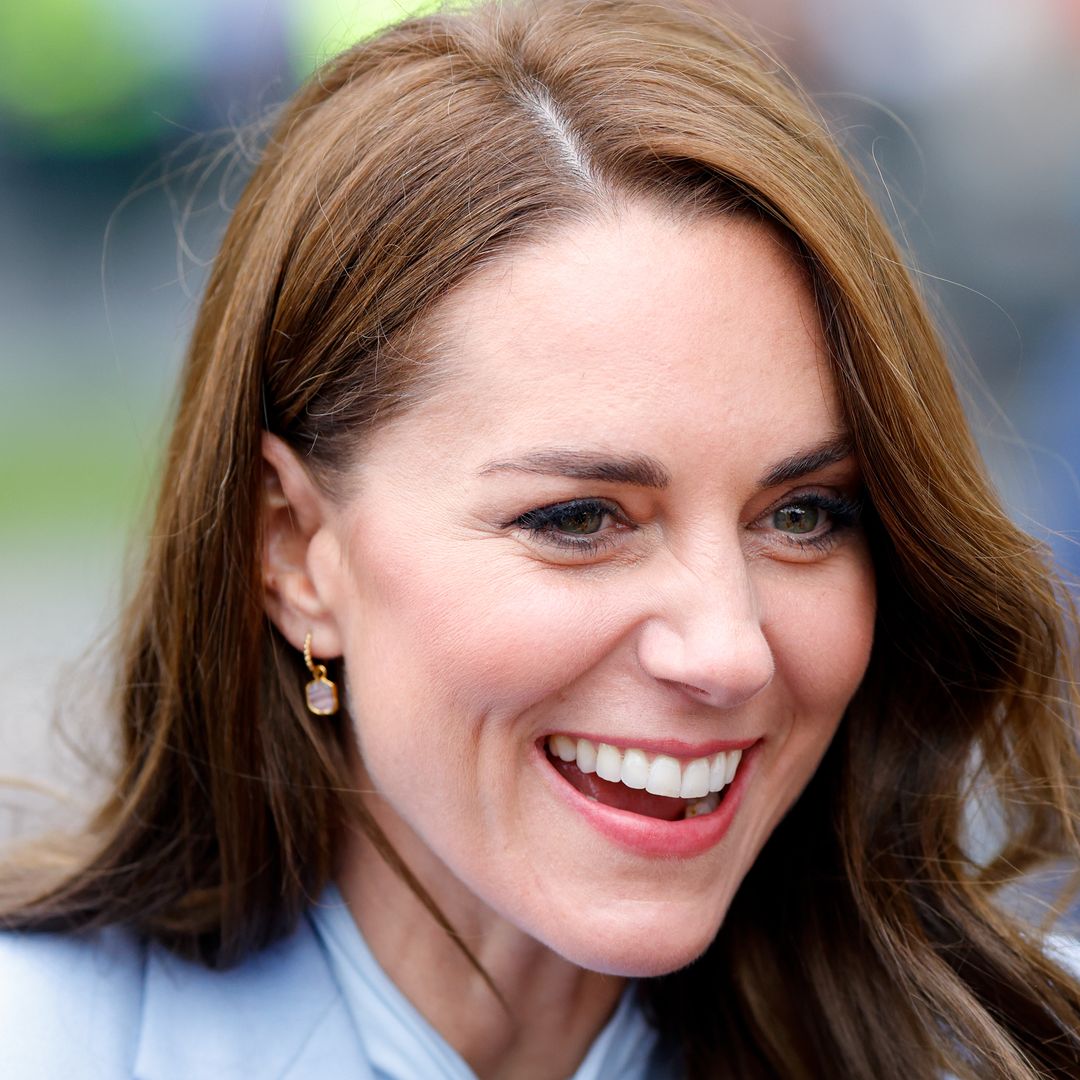Princess Kate's iconic scallop-trimmed knit now comes in her go-to shade