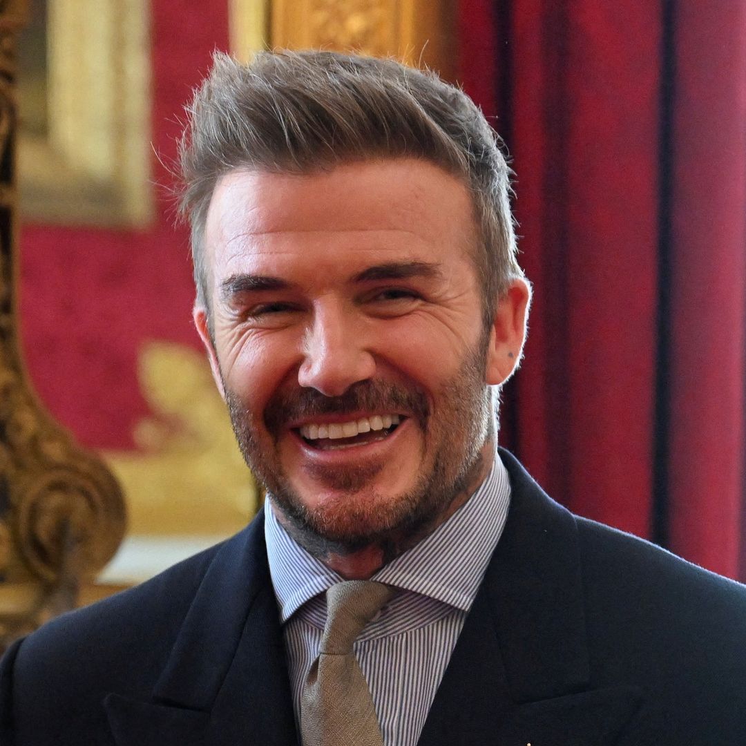 David Beckham celebrates with King on eve of knighthood news